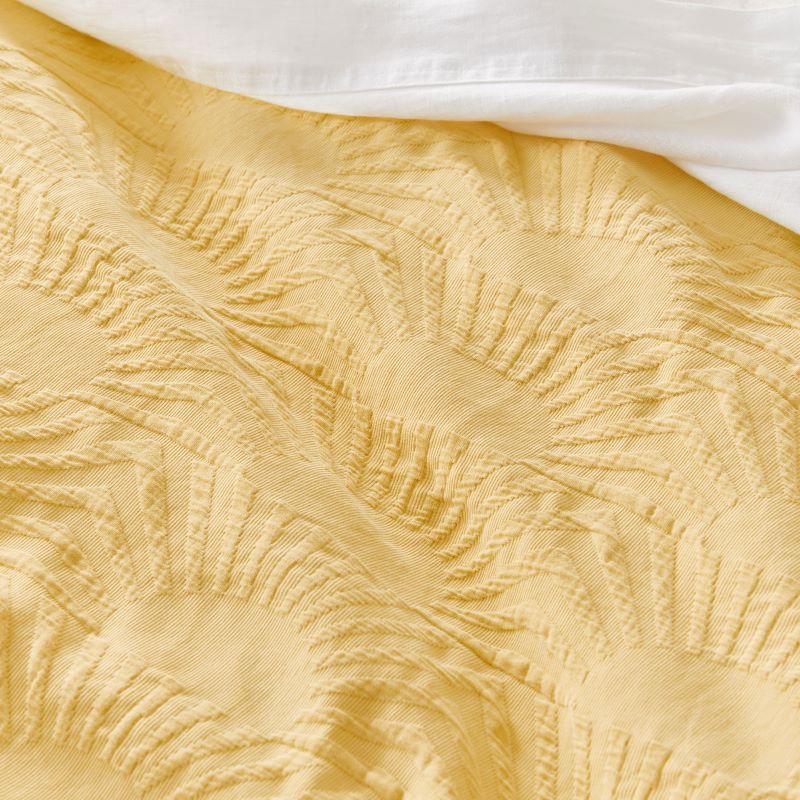 Sunray Matelasse Yellow Quilt Cover Separates Adairs