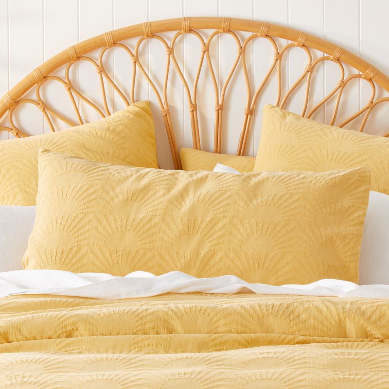 Mustard colour cheap pillow cases