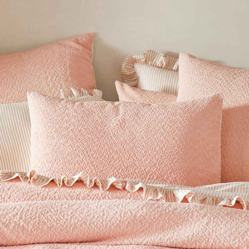 Blake Boucle Rose Quilt Cover Separates