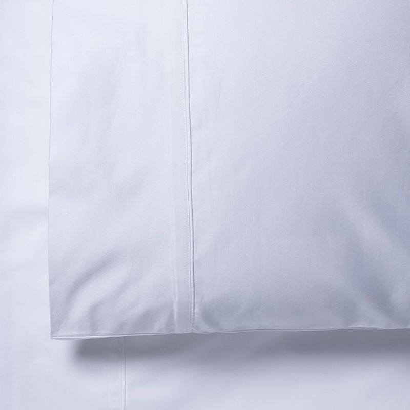1000TC Cotton Blend White Sheet Set