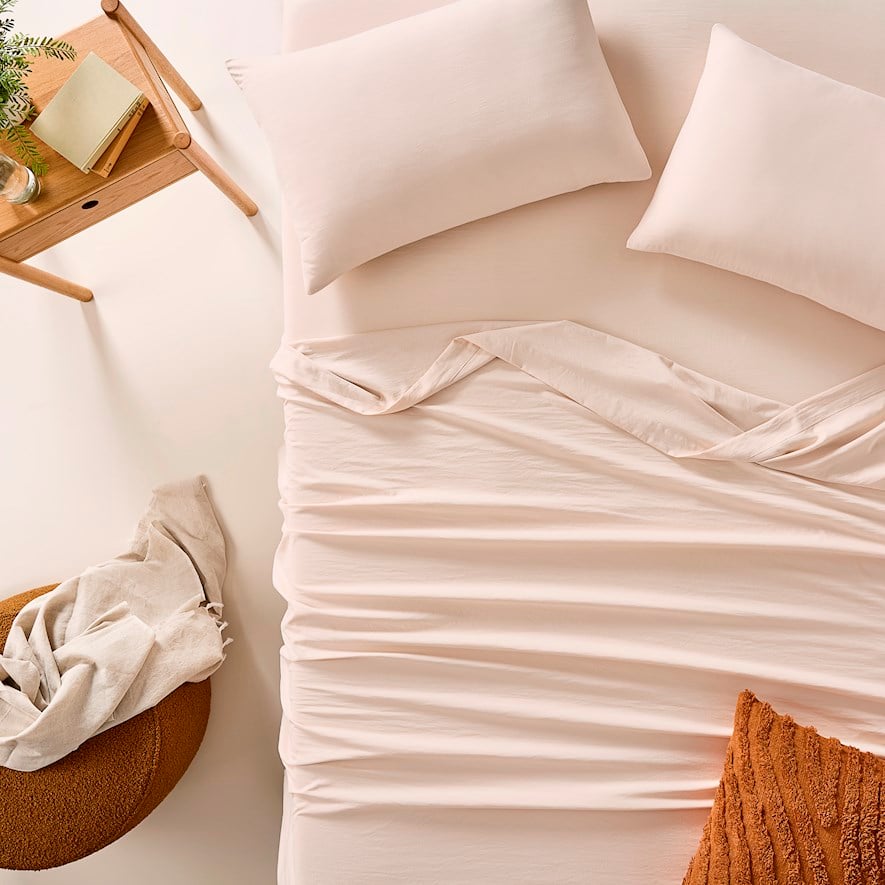 Microplush Natural Sheet Set Adairs