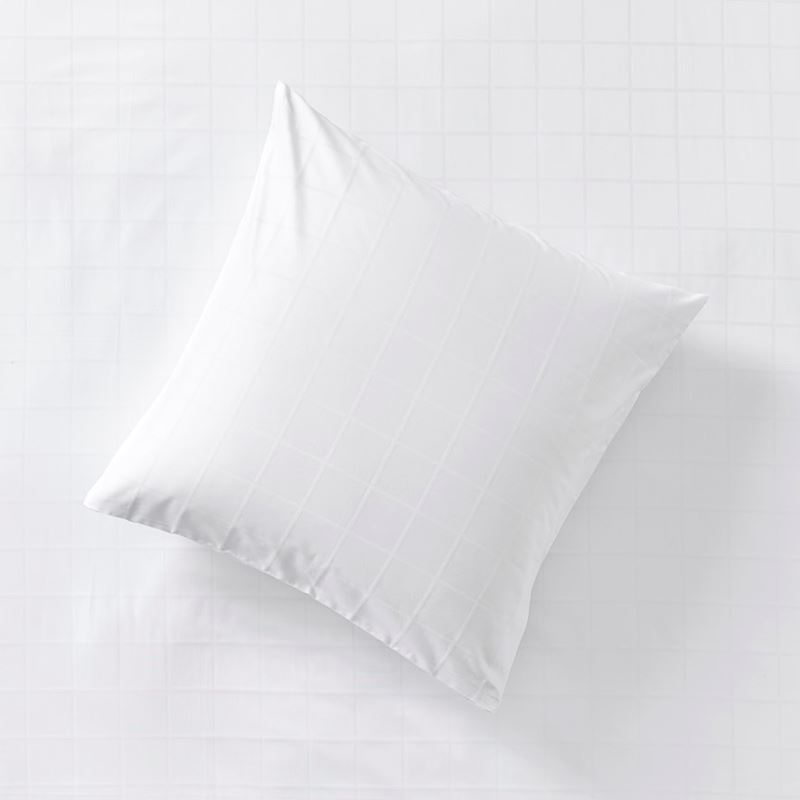Worlds Softest Cotton White Grid Sheet Separates
