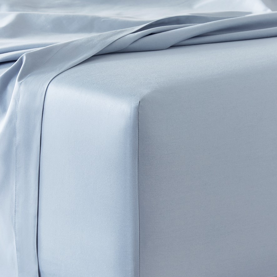Home Sheets 600tc 600TC Bamboo Cotton Pastel Blue Sheet Set | Adairs