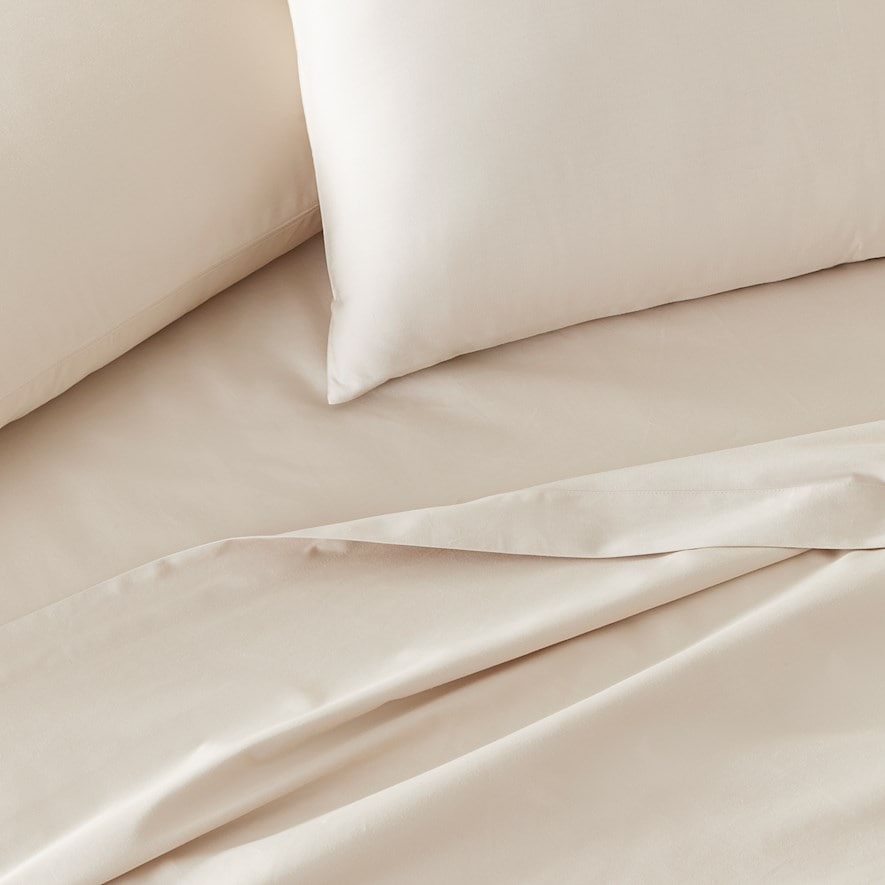 Home Sheets 600tc 600TC Bamboo Cotton Natural Sheet Set | Adairs