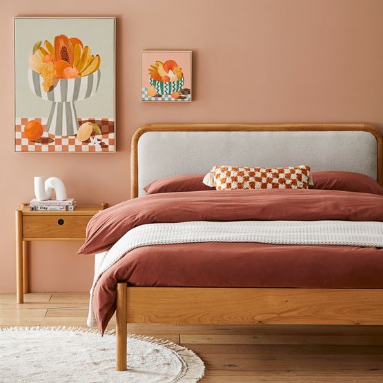 Mackay Oak & Natural Full Bed