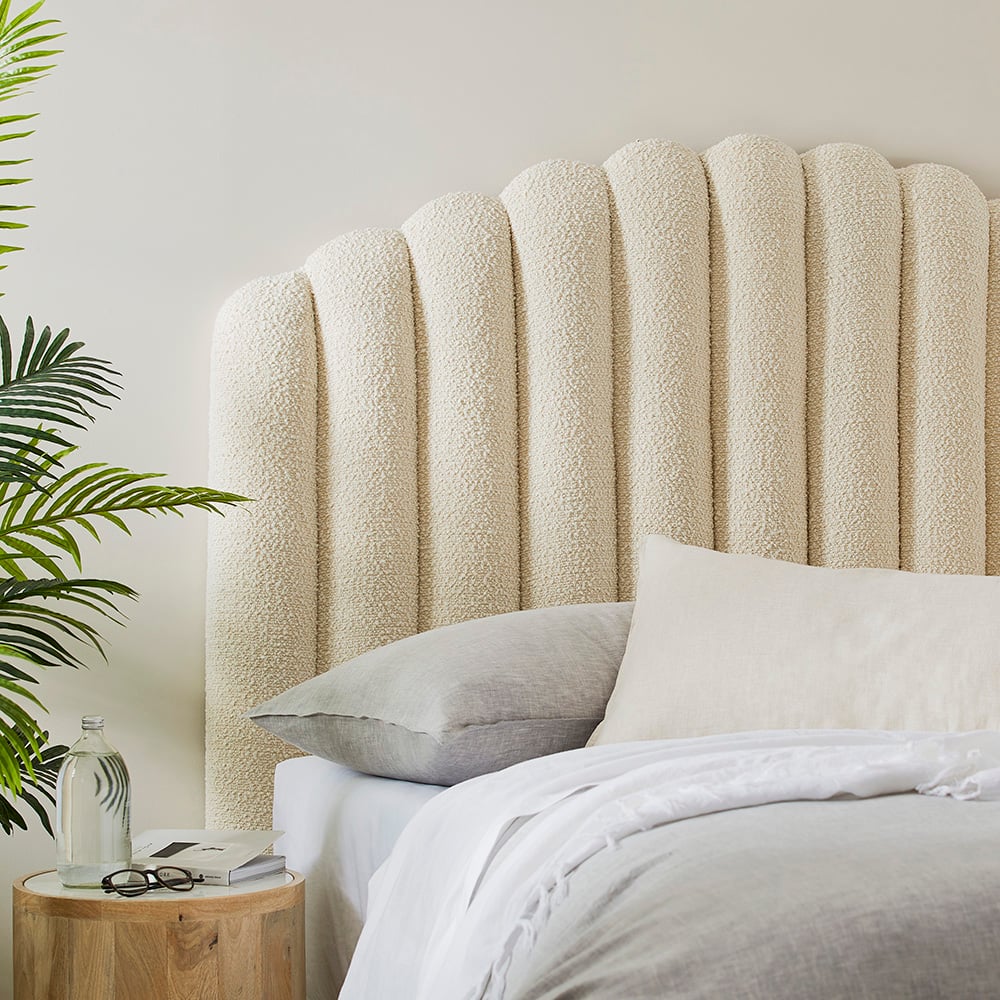 White velvet bedhead cheap
