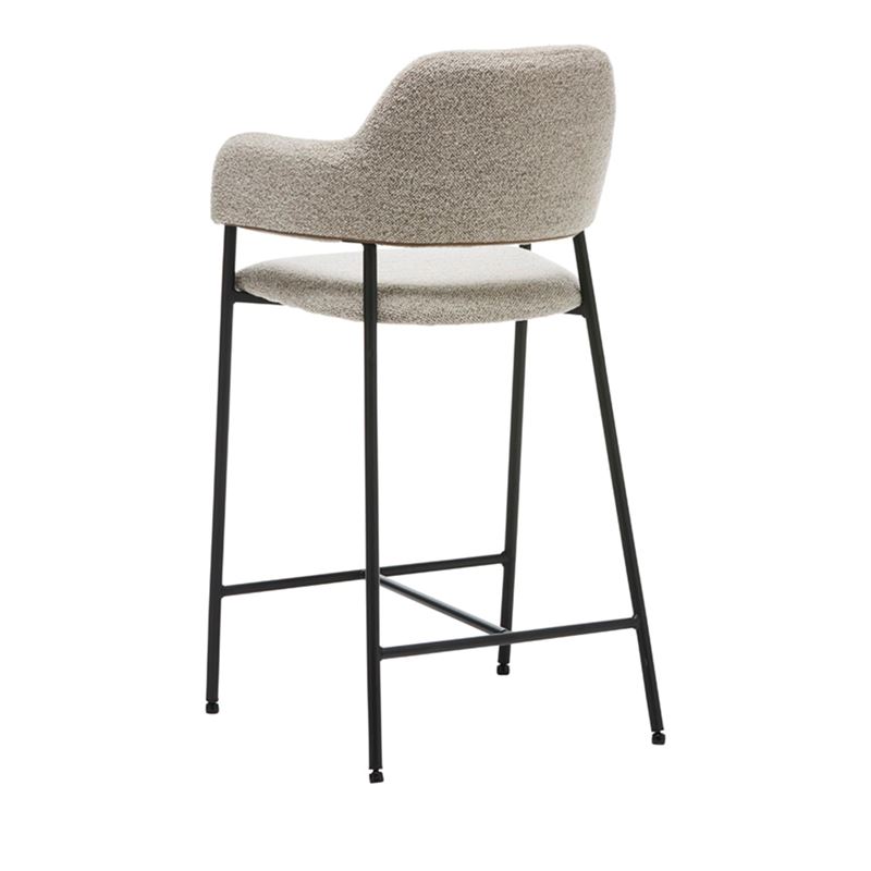 Rhodes Beige Boucle Counter Stool