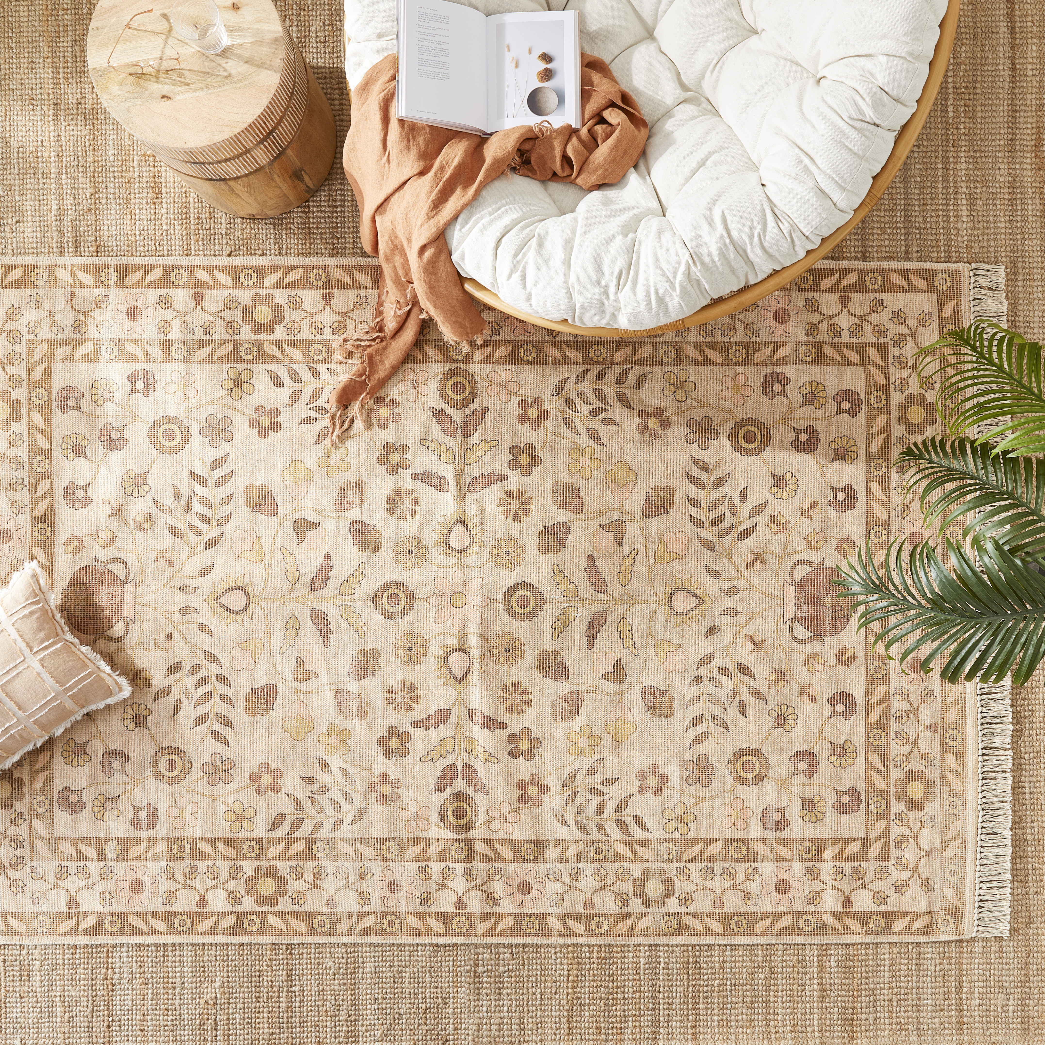 Cardiff Vintage Floral Rug Adairs