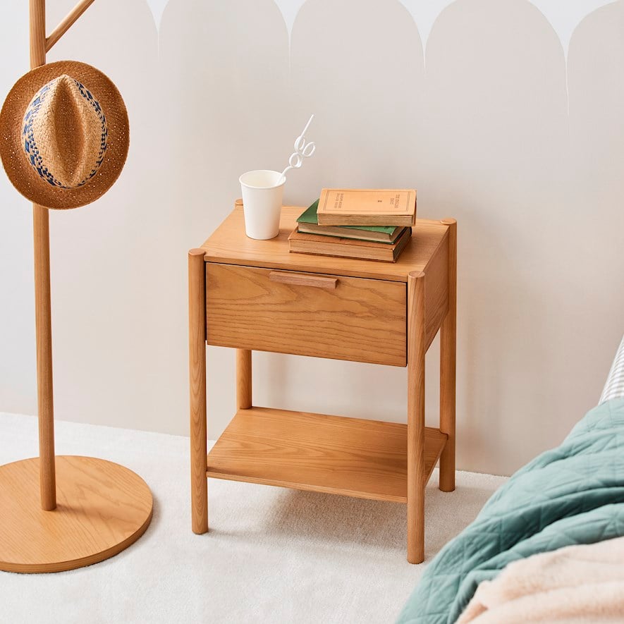 Noah Natural Bedside Table