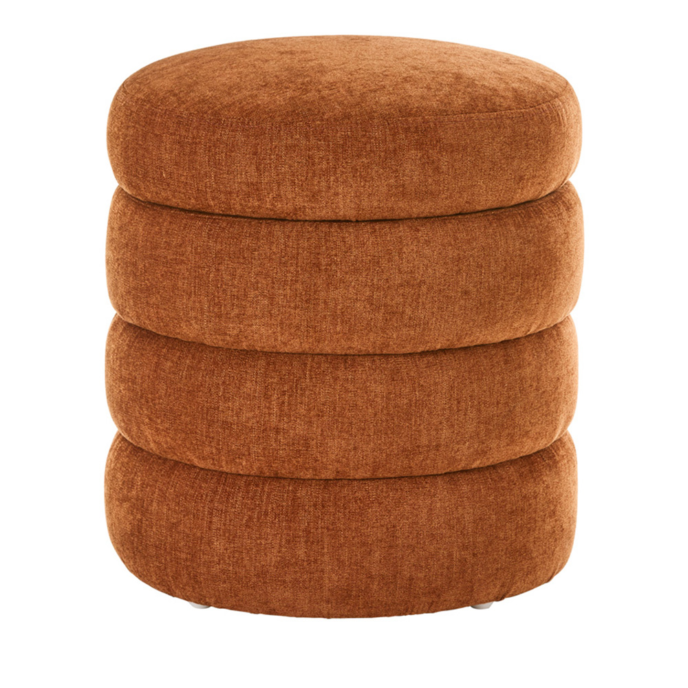 Memphis Rust Storage Ottoman | Adairs