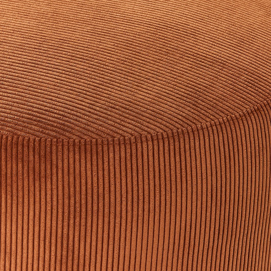 Belarus Rust Ottoman | Adairs