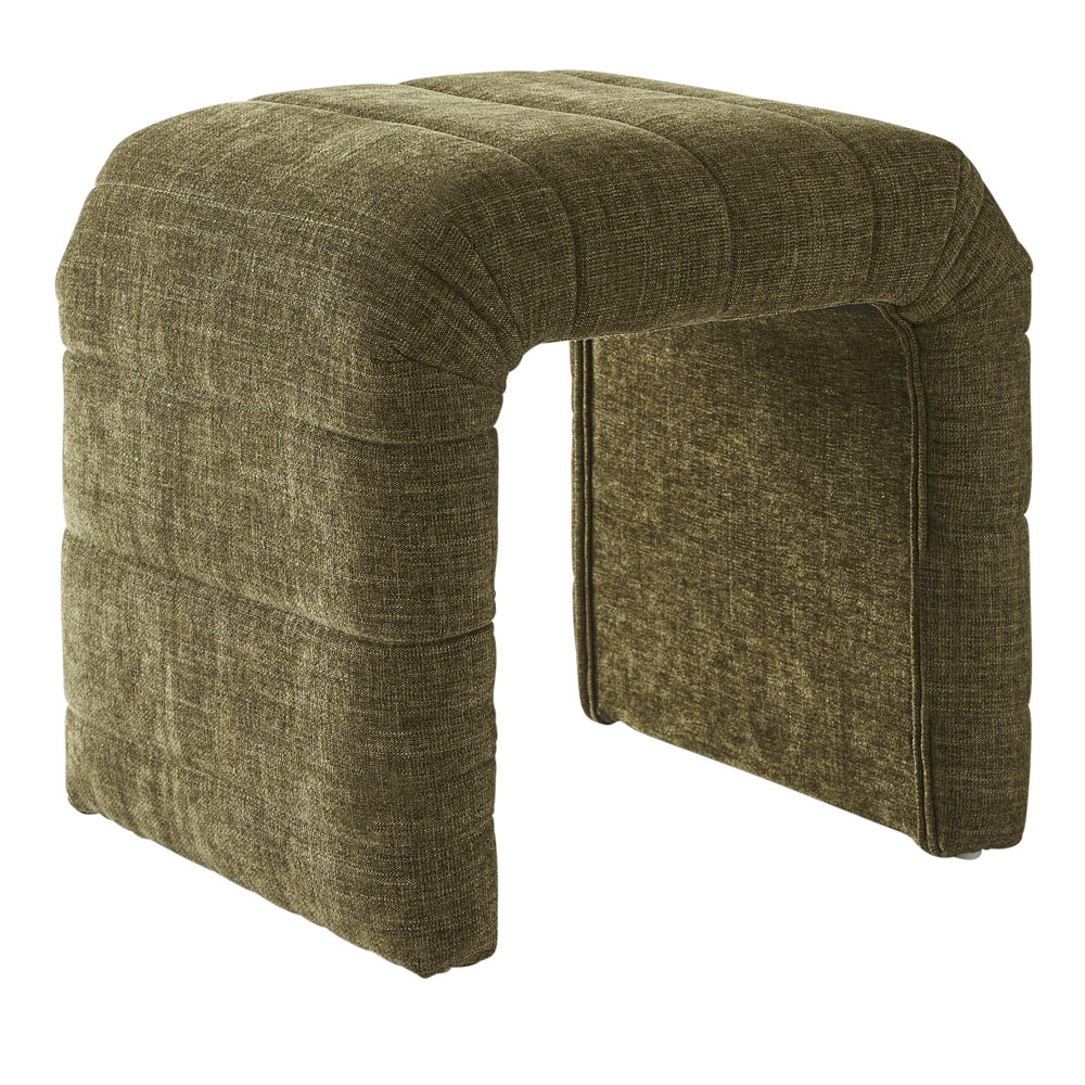 Carson Olive Ottoman Adairs