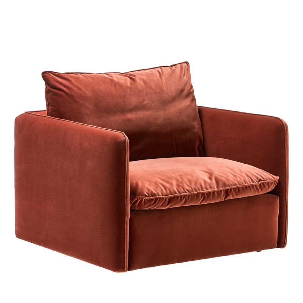 Atticus Terracotta Armchair Furniture Adairs