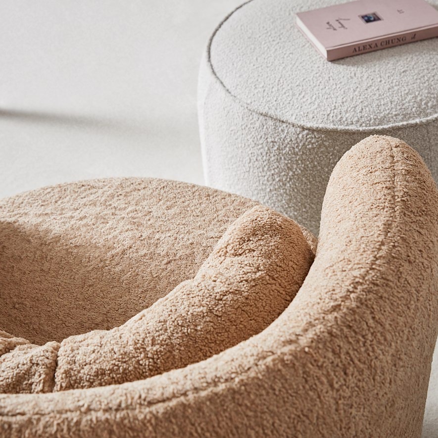 Armadale Camel Swivel Chair Adairs