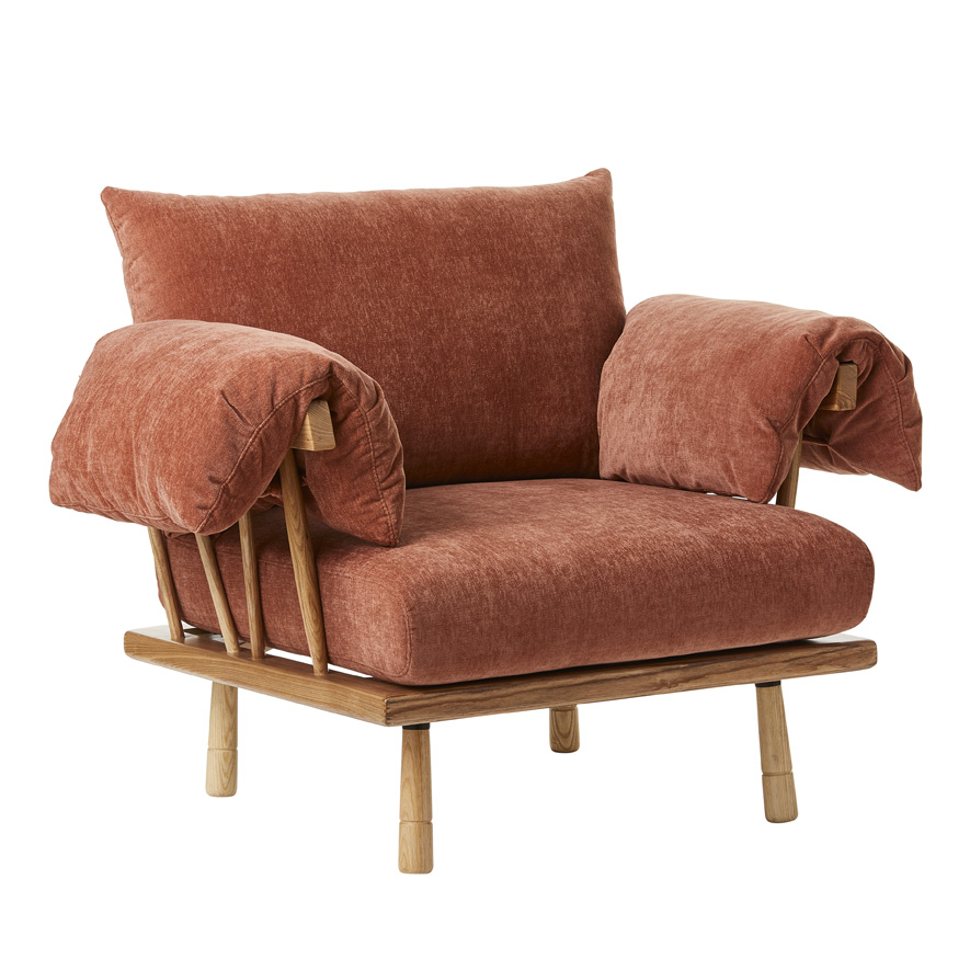 Norvik Salmon Chair Adairs