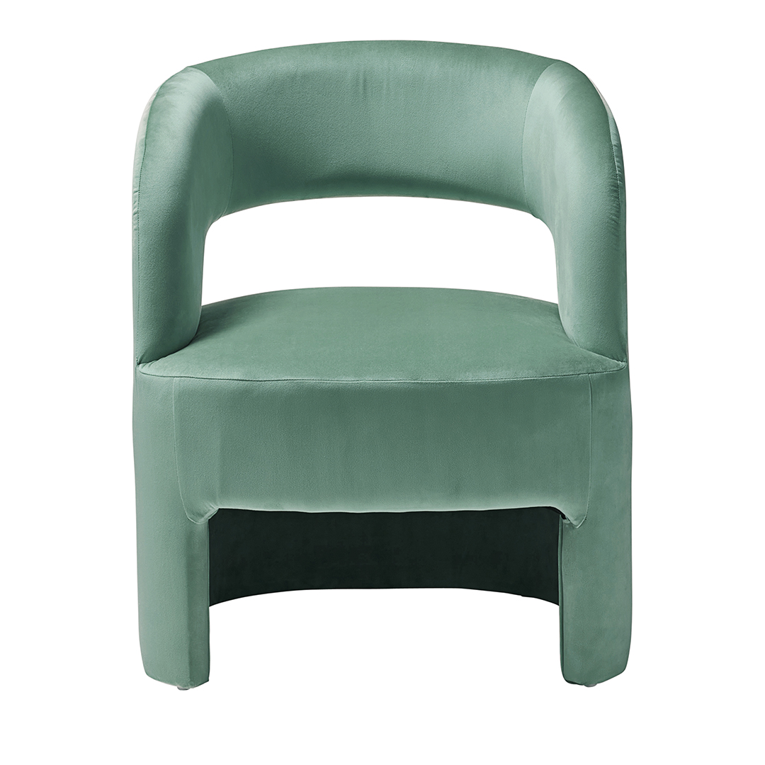 Botanist Sage Velvet Chair Adairs