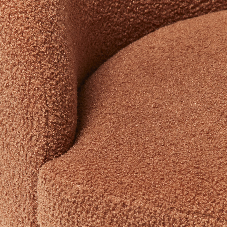 Alfie Terracotta Teddy Chair Adairs