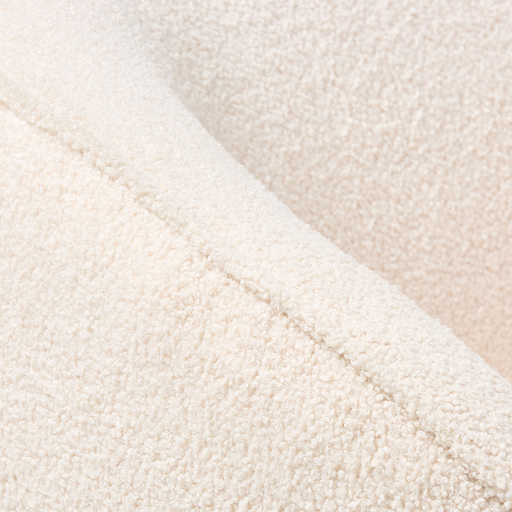 Juliette Vanilla Teddy 1 Seater Sofa Adairs