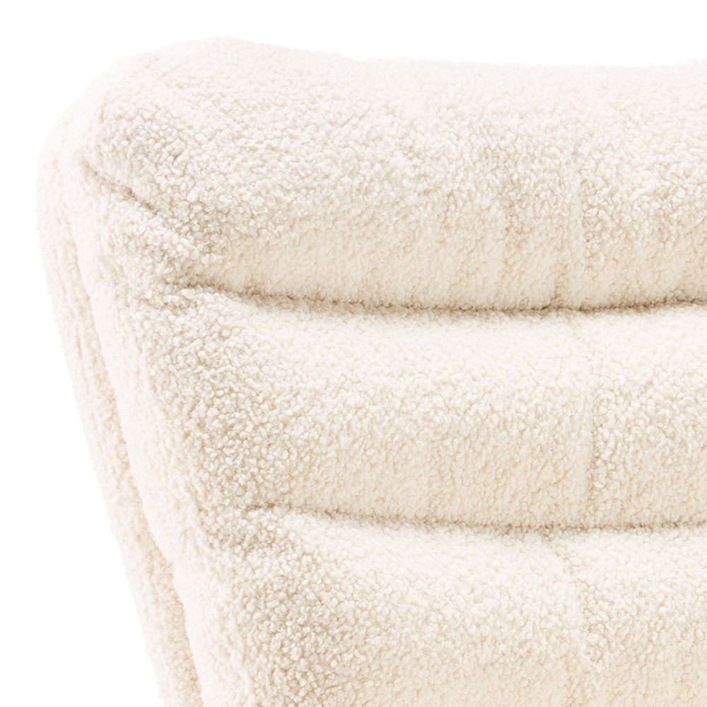 Glasgow Vanilla Teddy Chair Adairs
