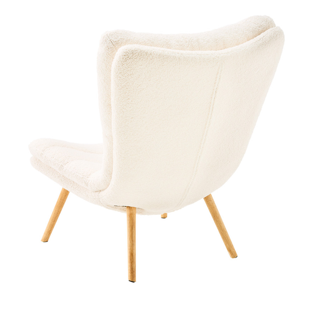 Glasgow Vanilla Teddy Chair Adairs