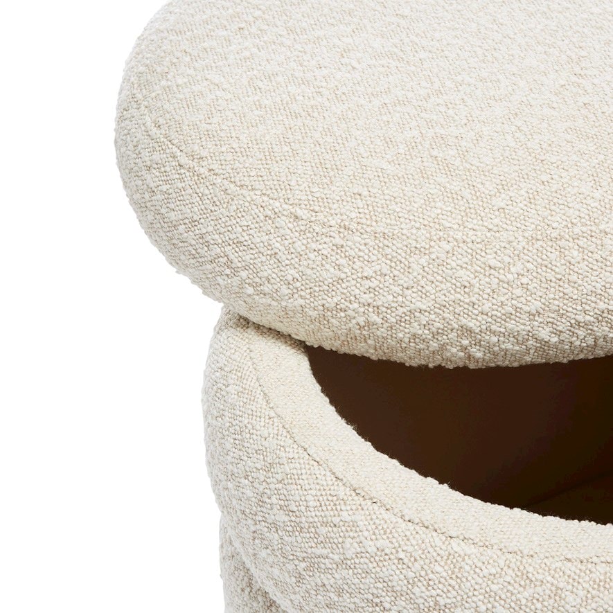 Memphis Cream Boucle Ribbed Blanket Box Adairs