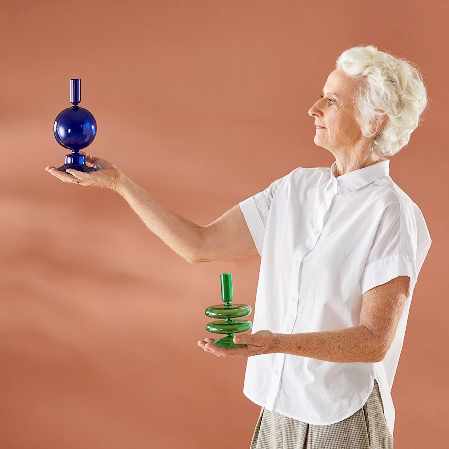 Merri Green Short Layered Candle Holder Adairs