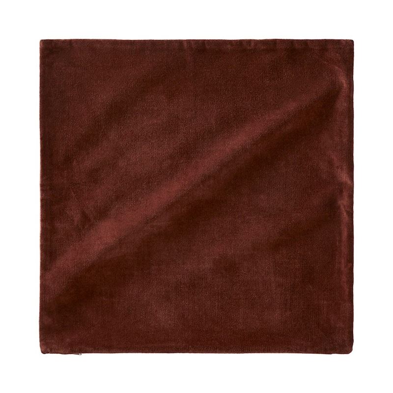 Bombay Prune Velvet Cushion Cover