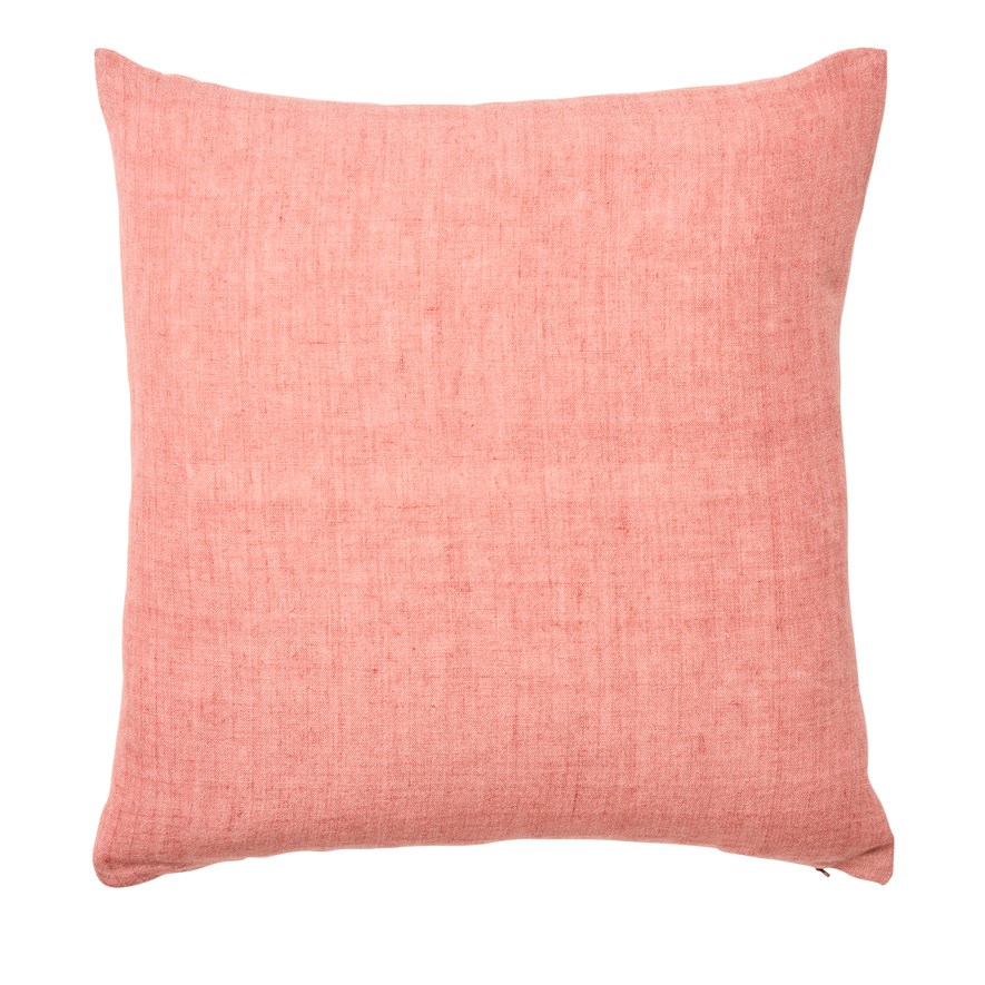 Iris Dusty Rose Linen Cotton Cushion Adairs