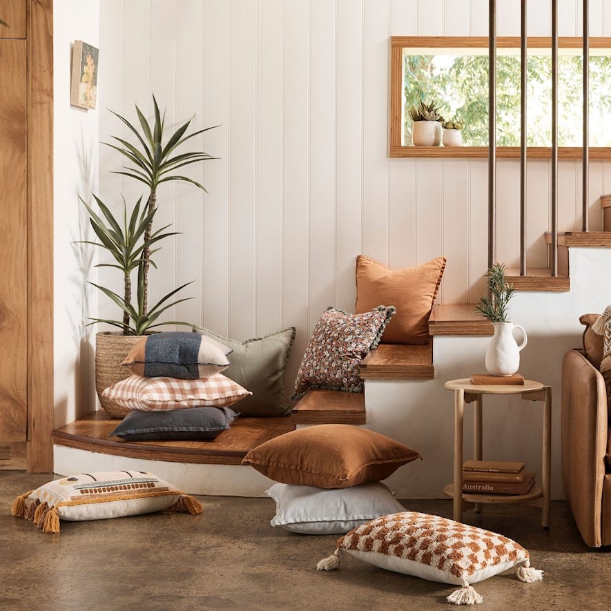 Checkerboard pillow sales