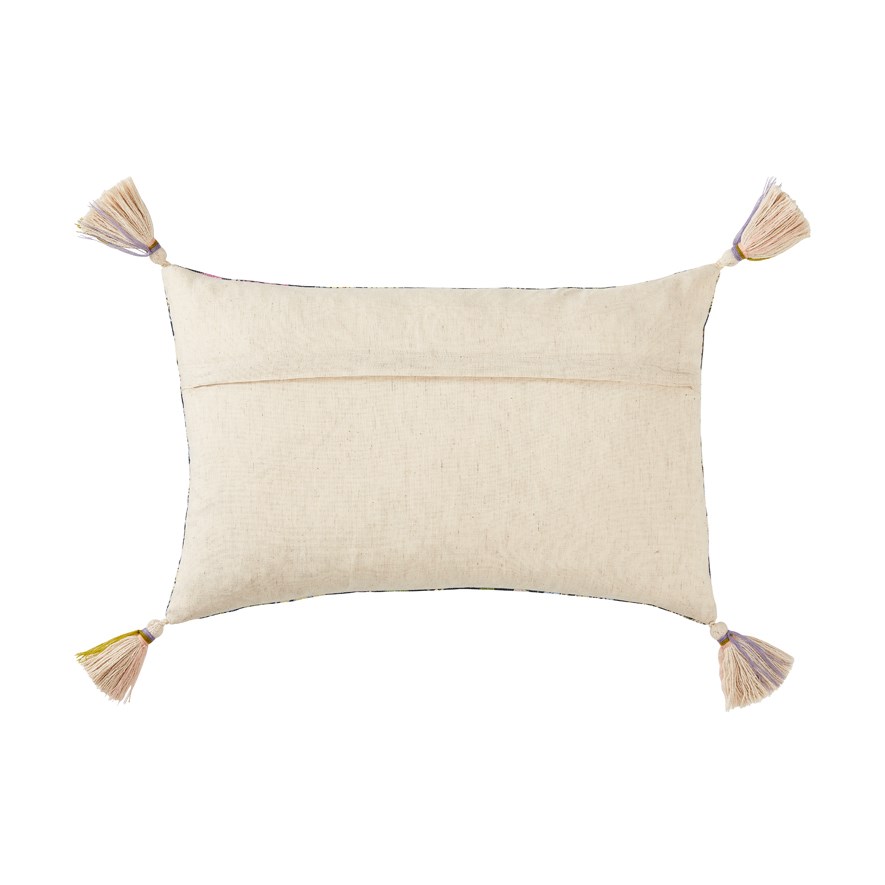Green Harmony Green & Pink Cushion | Adairs