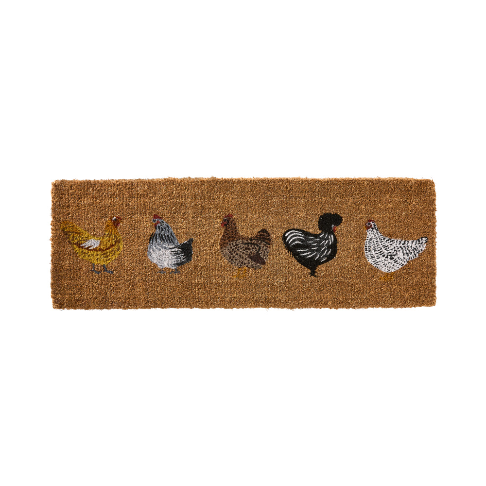 Coir Five Chooks Doormat Adairs