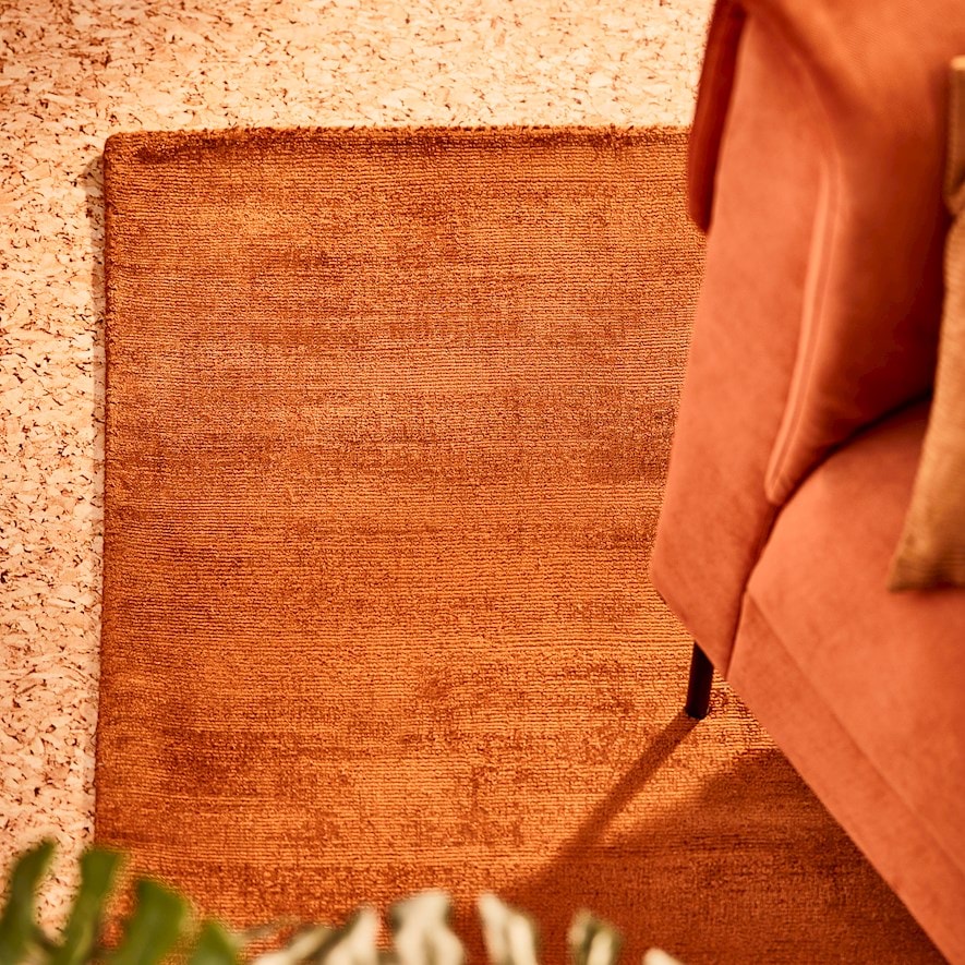 Nouveau Copper Rug | Adairs