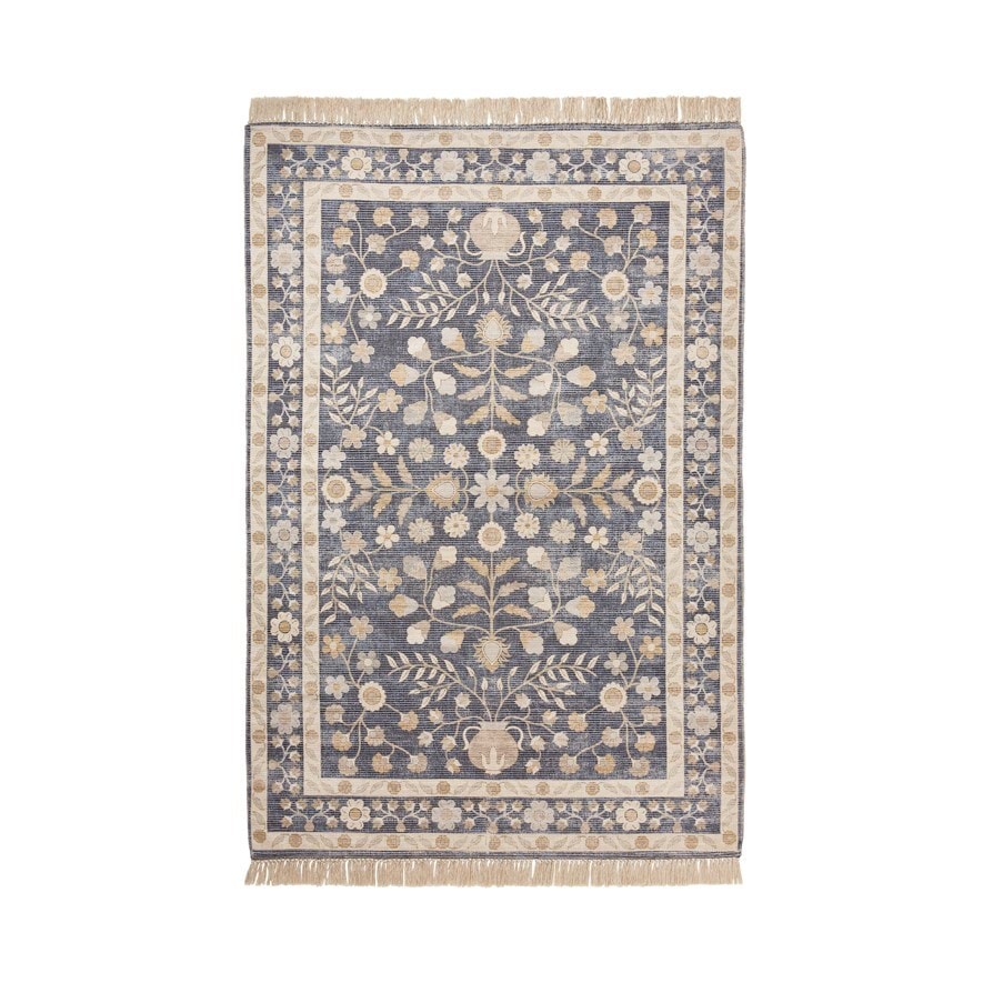 Cardiff Midnight Floral Rug Adairs