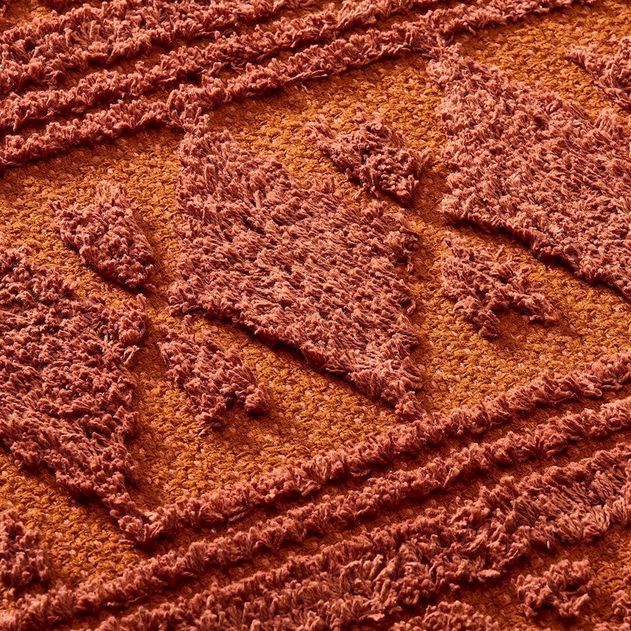 Arlo Orange & Rose Rug Runner | Adairs