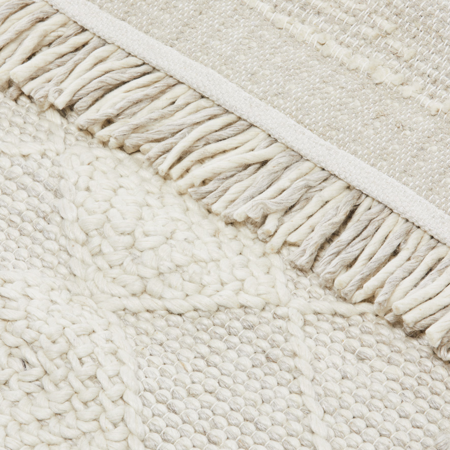 Willow Ivory Rug Runner | Adairs