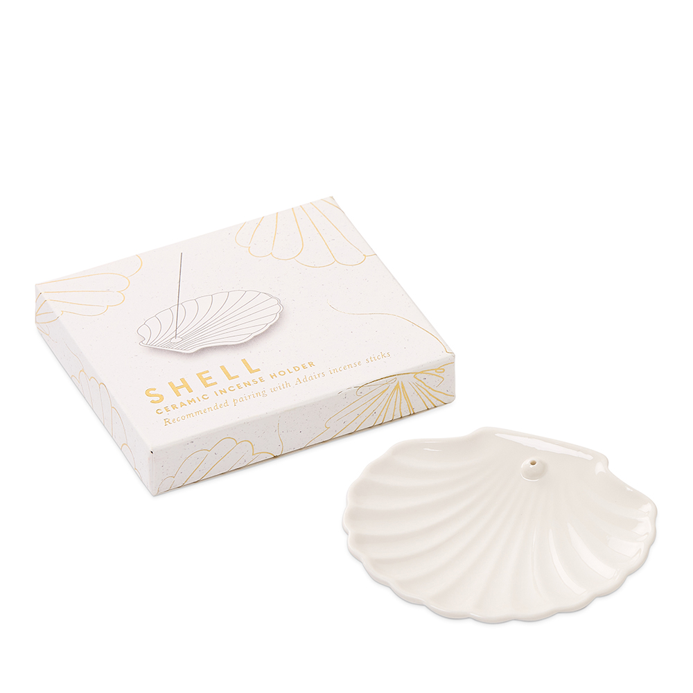 Shell White Incense Holder Adairs