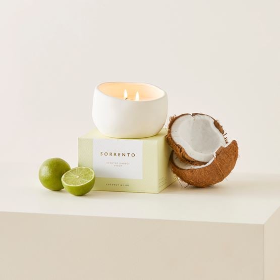 Sorrento Coconut & Lime Candle 400g