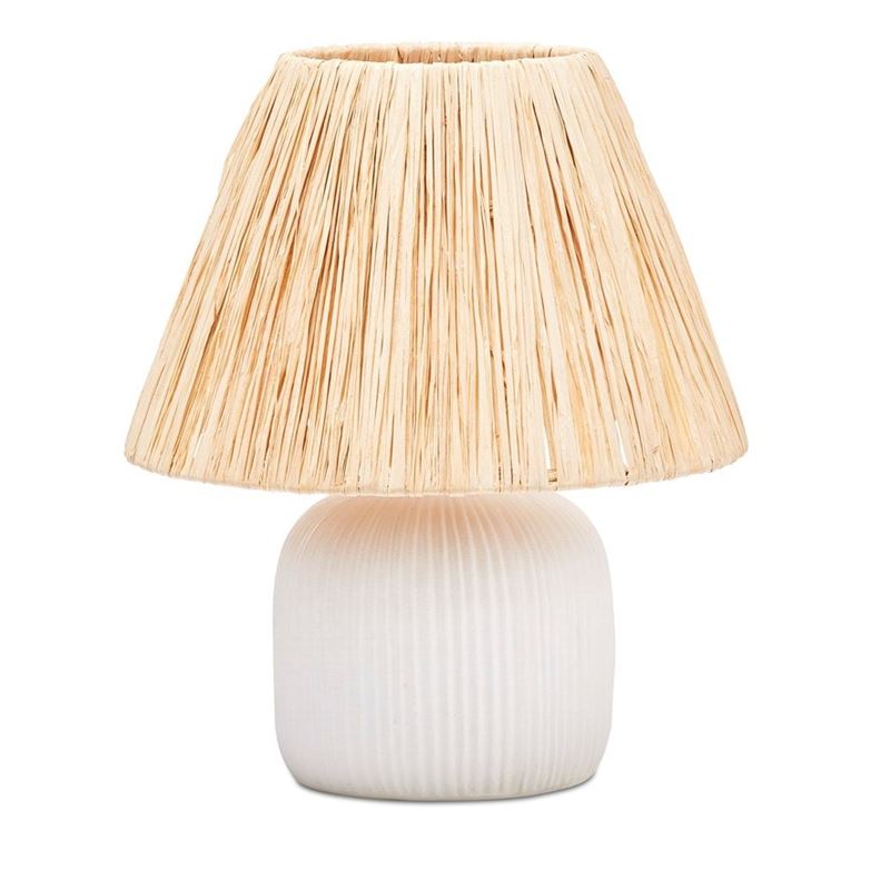 Mali White & Natural Small Table Light