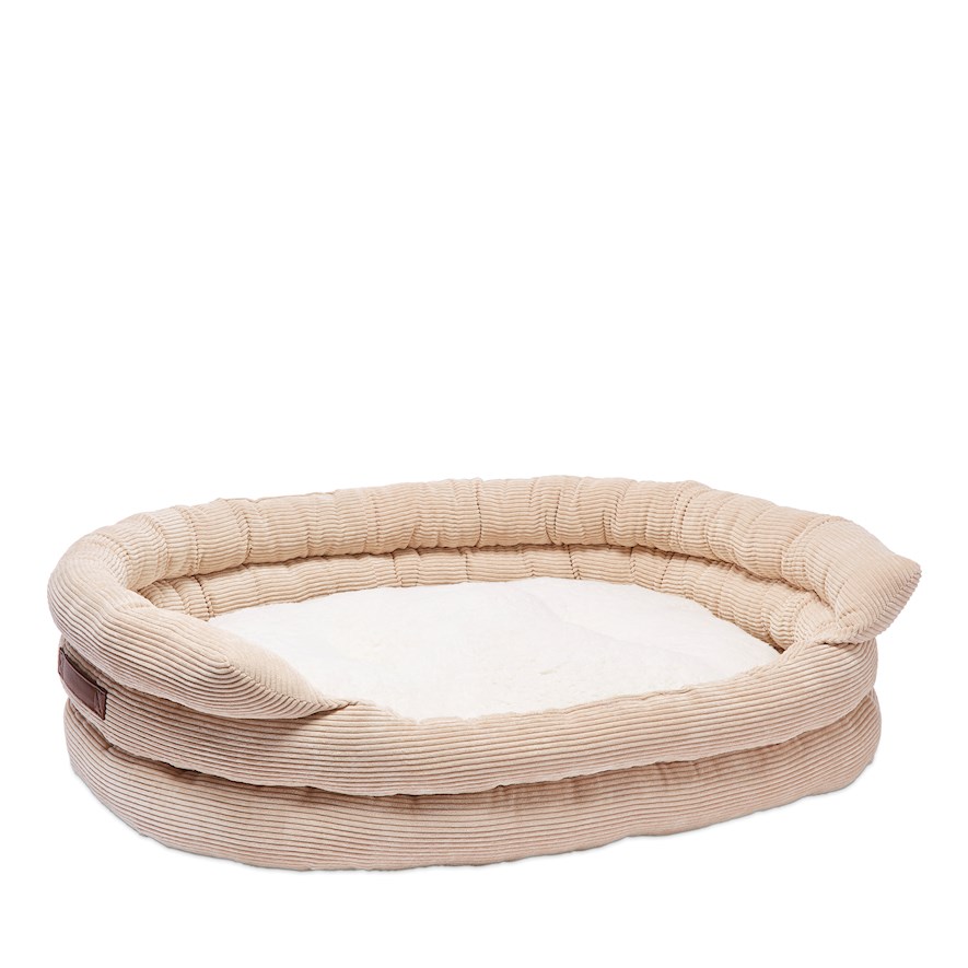 Ziggy Biscuit Corduroy Pet Bed Adairs