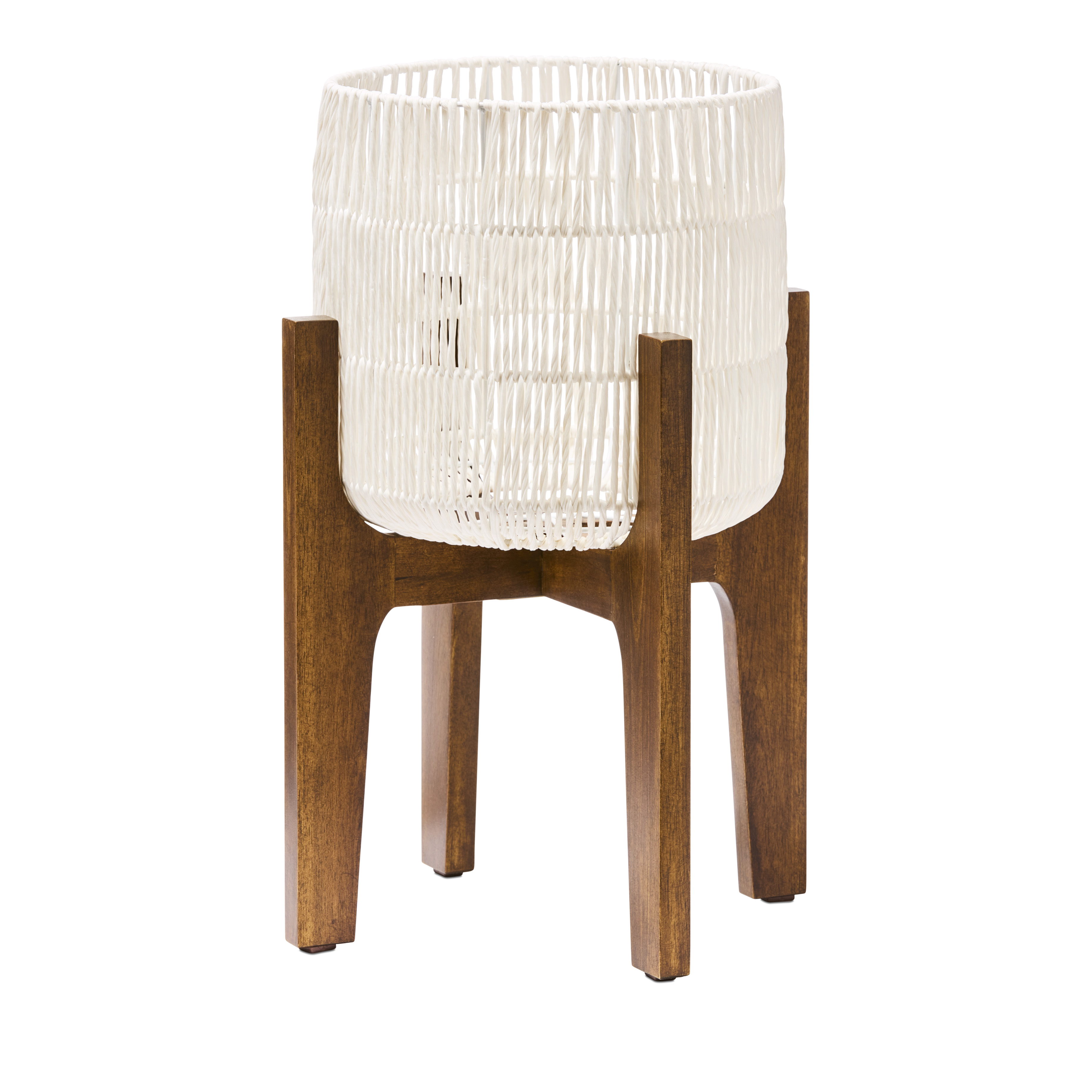 Navada White Plant Stand Adairs