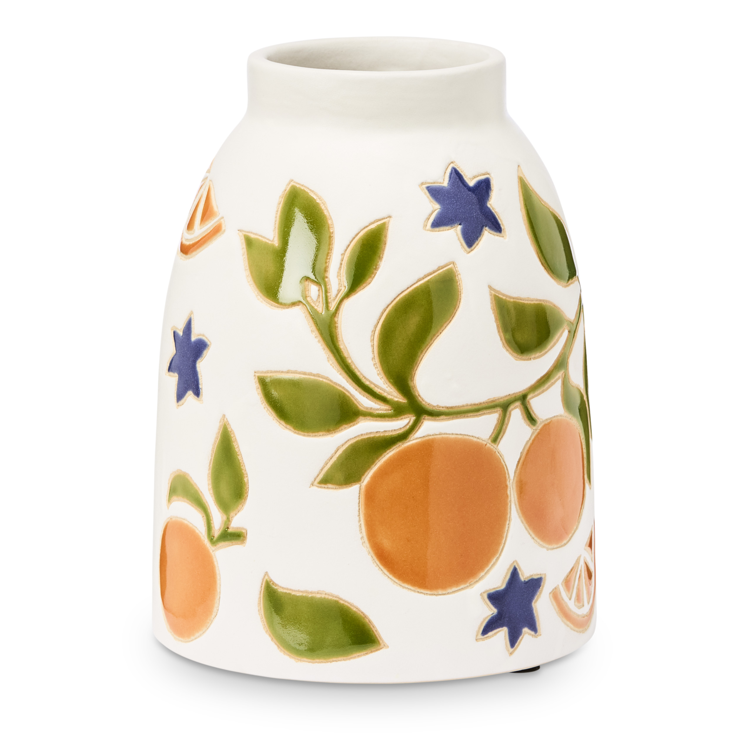 Citrus Oranges Vase Adairs