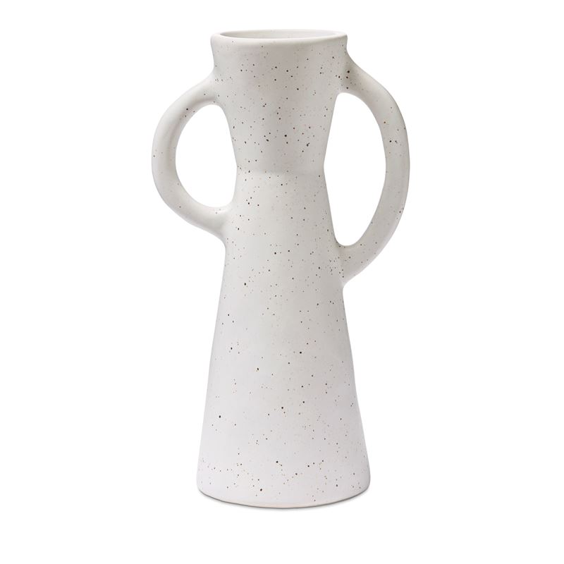 Crete Cream Speckle Vase