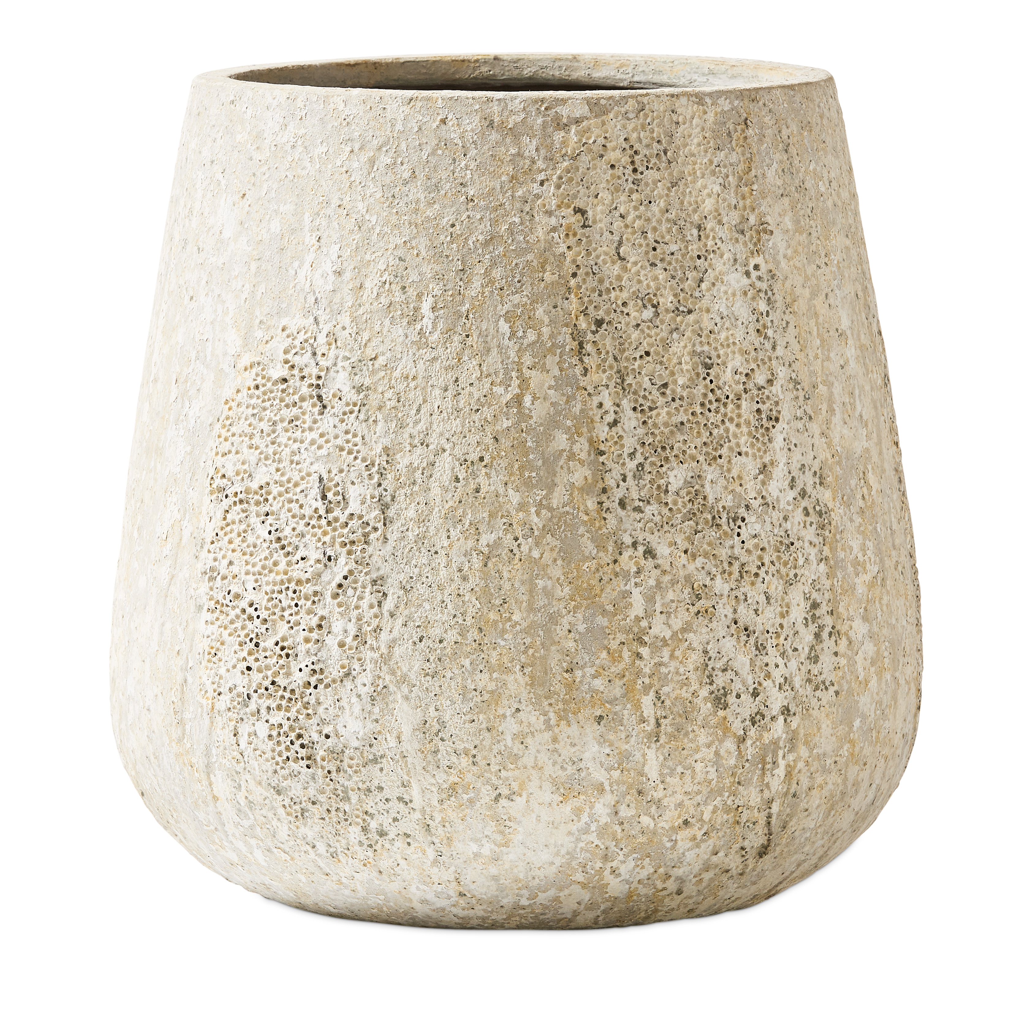 Odyssey Rustic Large White Pot Adairs