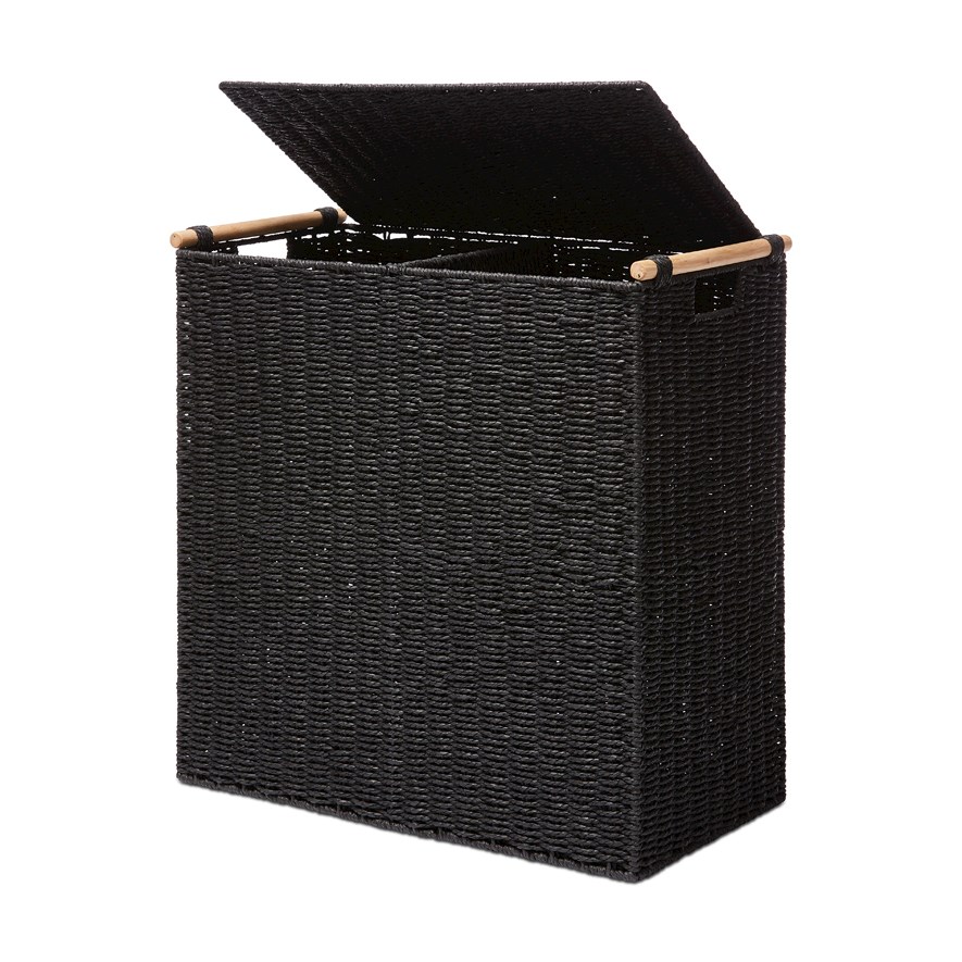 Black sales clothes basket