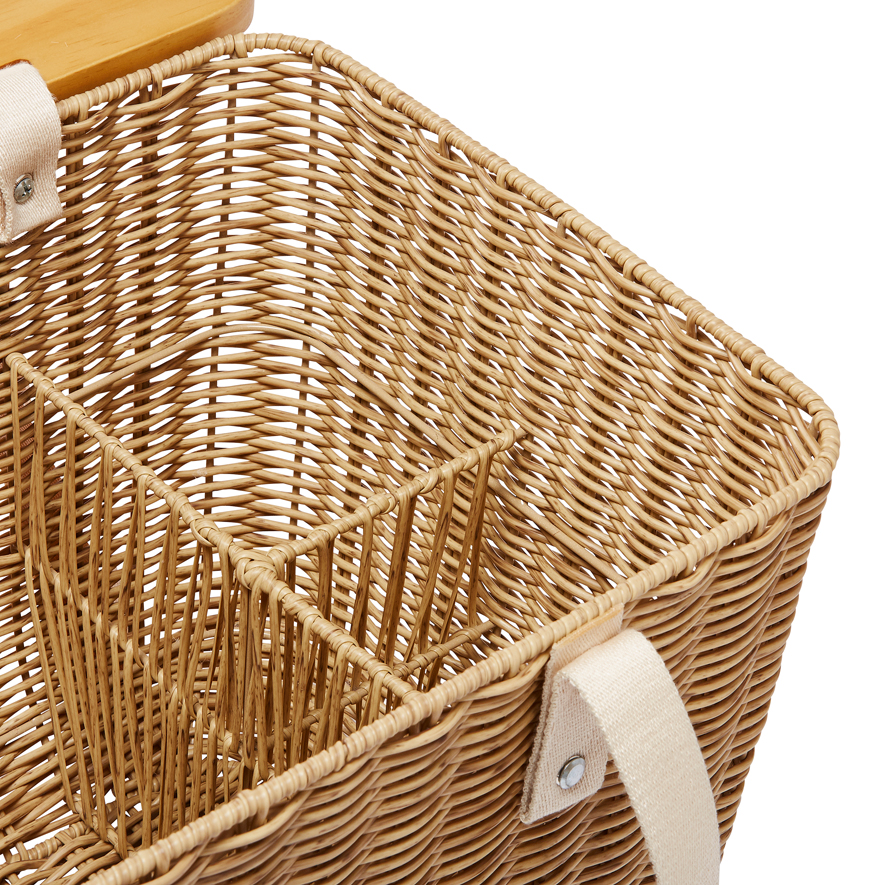 Harlow Natural Picnic Basket Adairs