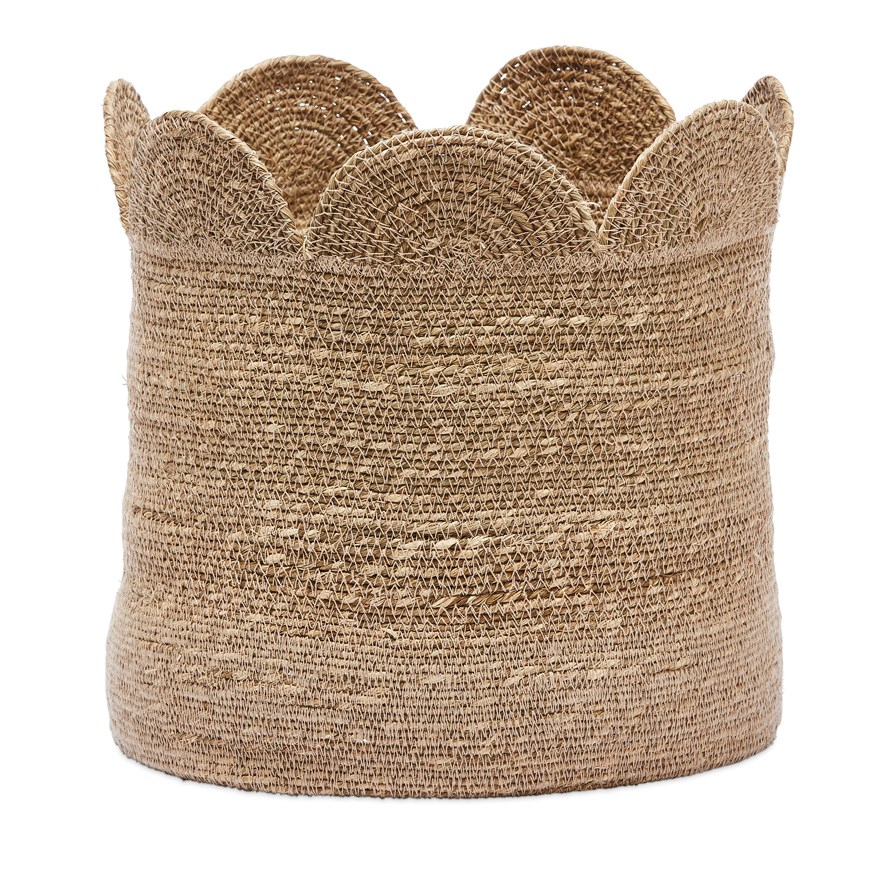 Kochi Natural Scallop Basket Adairs
