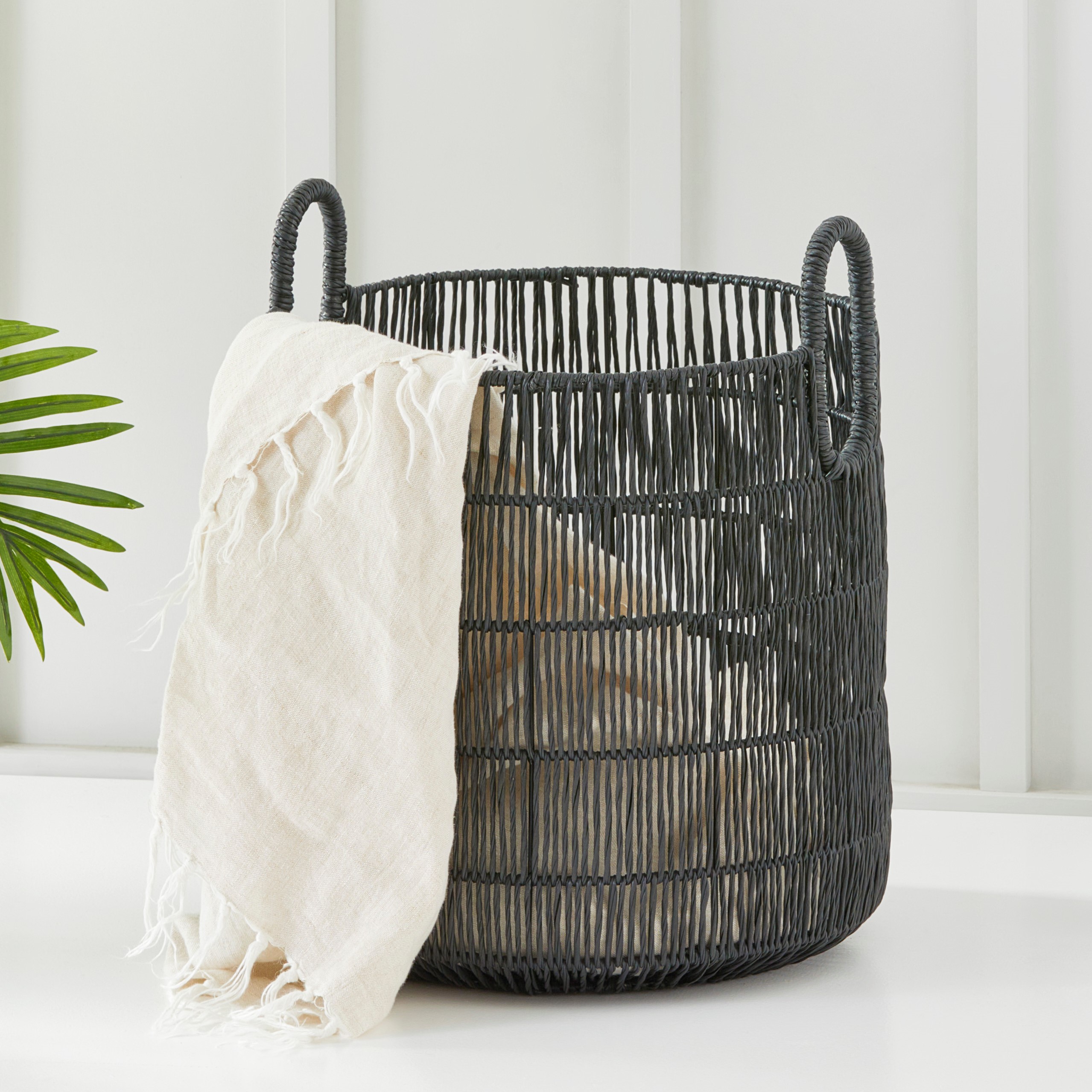 Paloma Black Basket Adairs