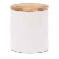 Blanco Natural & White Timber Canister
