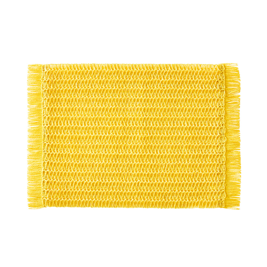 Fringe Lemon Placemats Pack of 4 Adairs