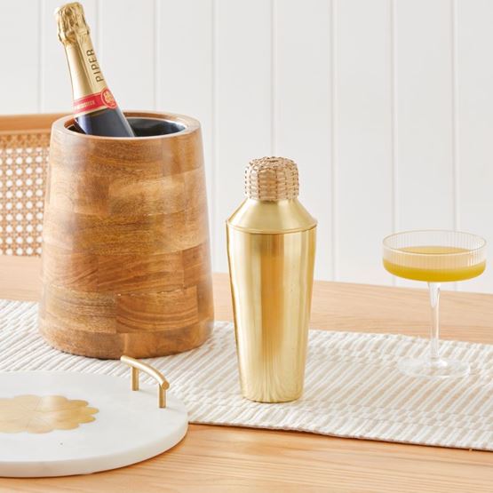 Soho Collection Natural Gold Cocktail Shaker
